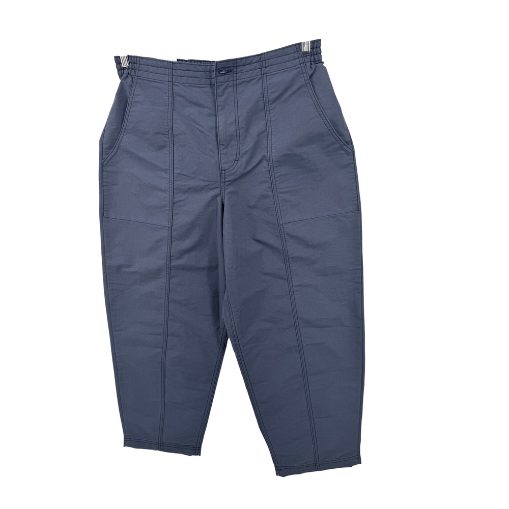 REI Co-op Campwell Pants Womens XL Blue Relaxed Fit Canvas Drawstring‎ Stretch